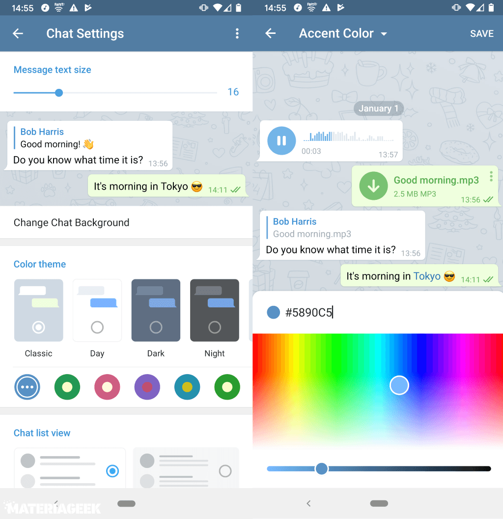 Telegram update brings improved Theme Editor and Send when Online option