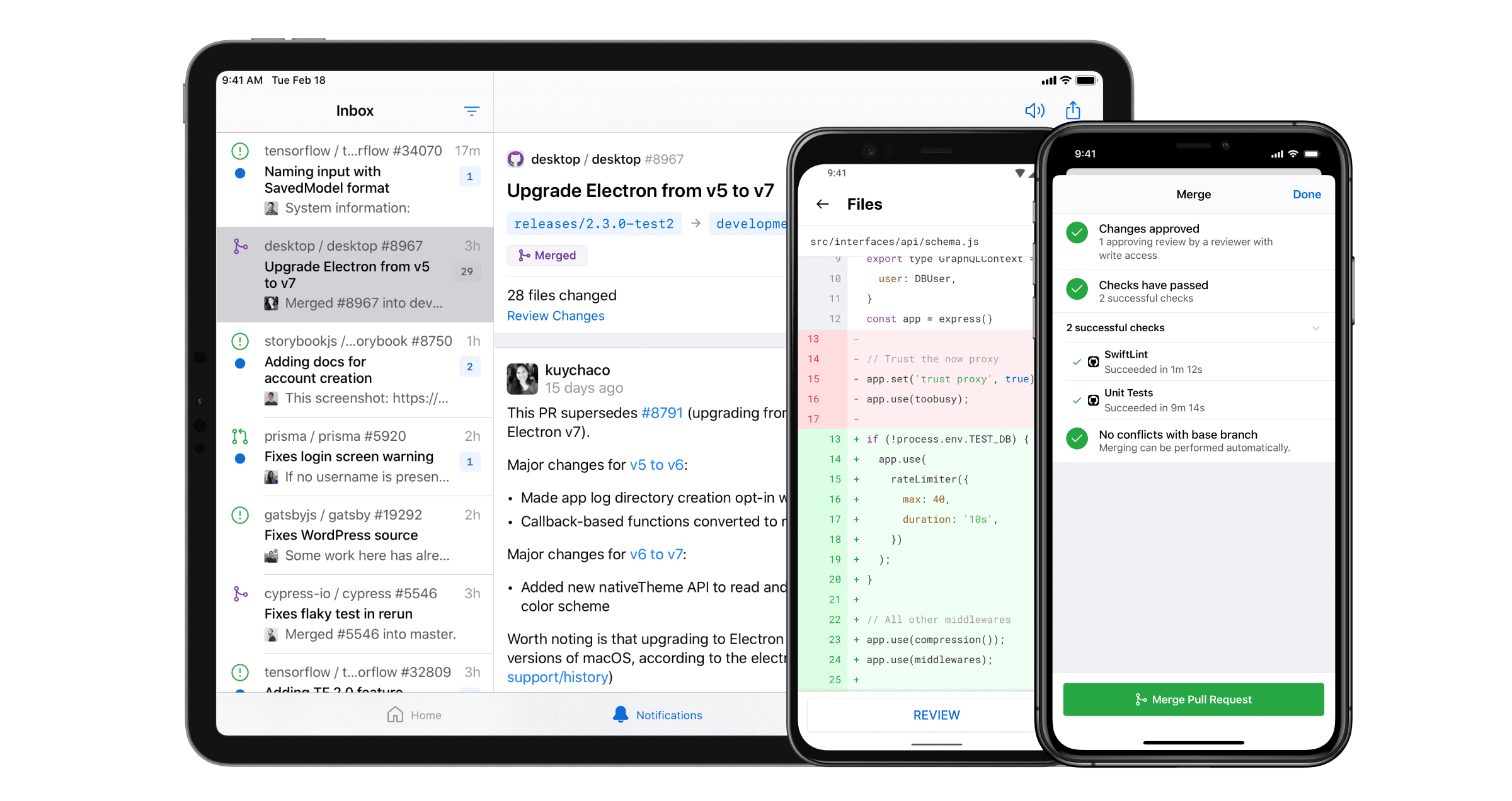 GitHub Mobile for Android and iOS stable is now available