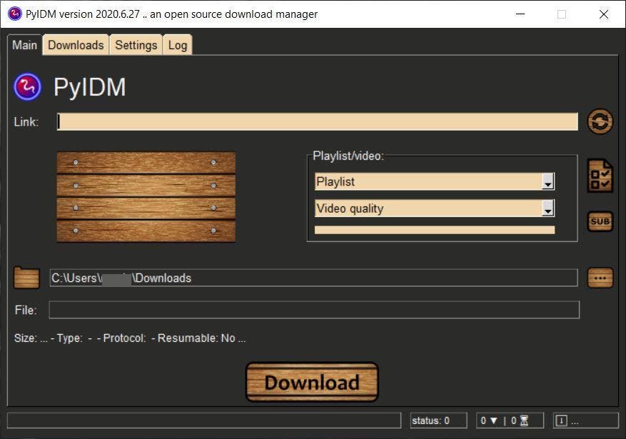 PyIDM is an open source download manager