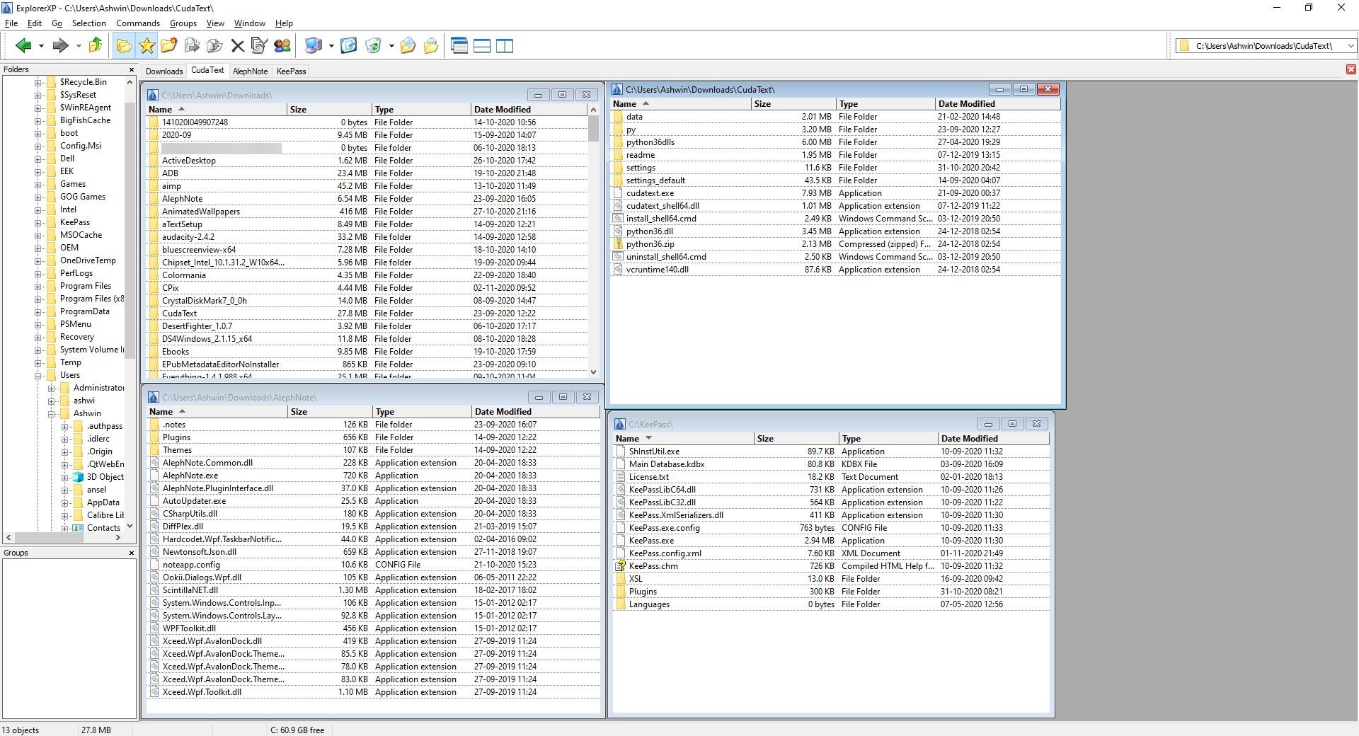 ExplorerXP is a freeware tabbed file manager for Windows
