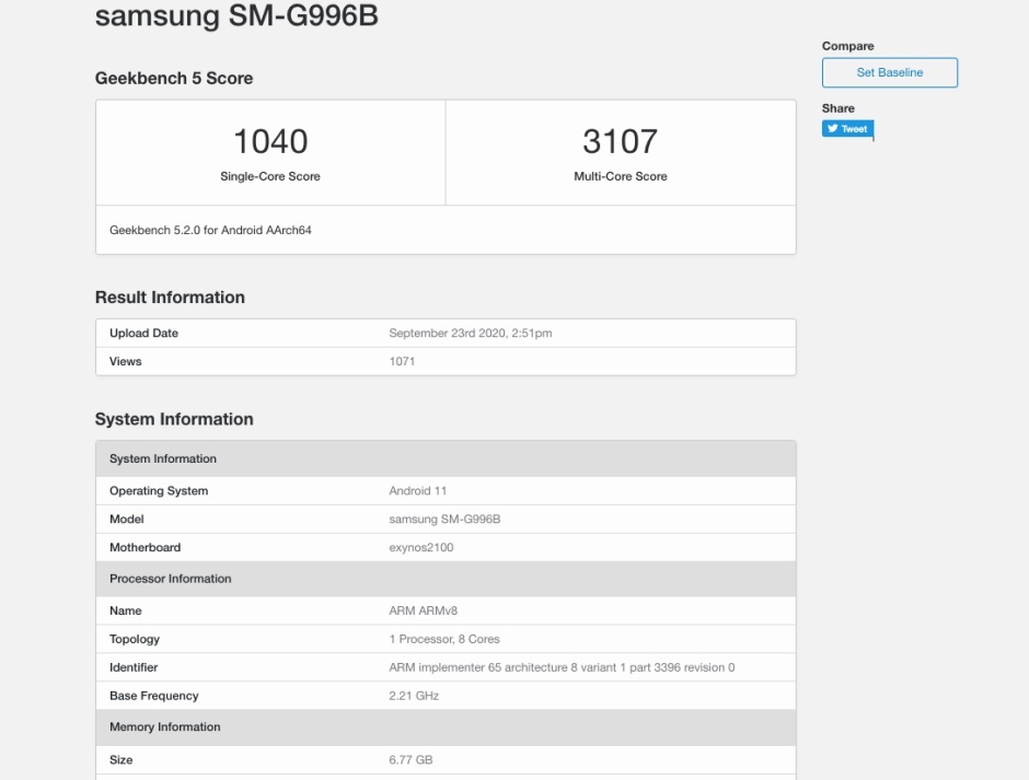 Prueba comparativa más antigua del Galaxy S21 +: Samsung Galaxy S21 5G con Snapdragon 888 publica puntuaciones de referencia decepcionantes 
