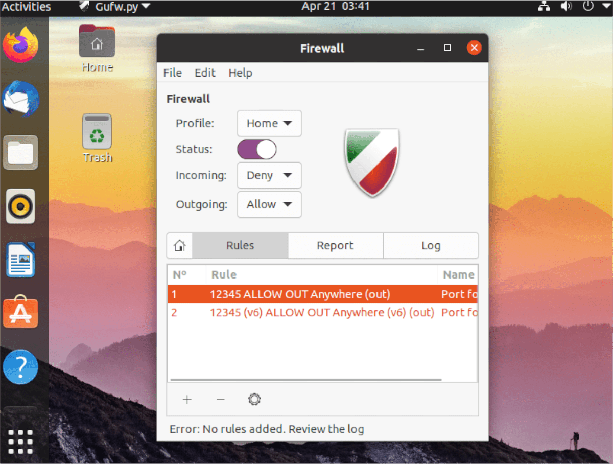 reenvío de puertos en Ubuntu