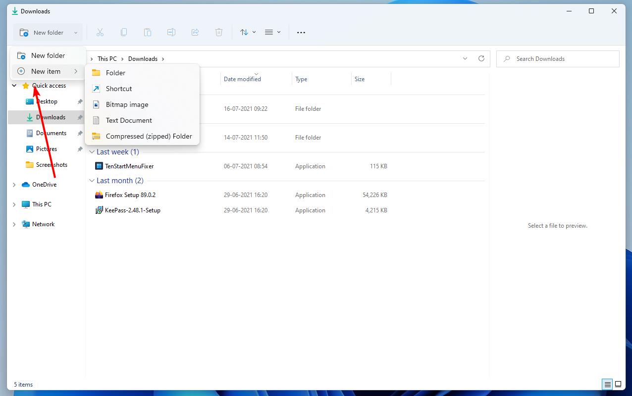 Windows 11 Insider Preview Build 22000.71 - nuevo botón de división