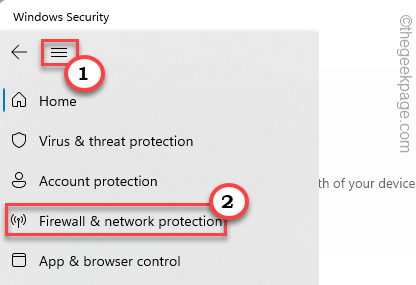 Mínimo de protección de firewall y red