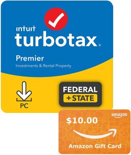 TurboTax con tarjeta de regalo de Amazon