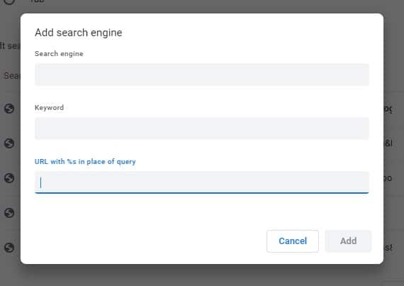 Google Chrome: agregue un motor de búsqueda personalizado