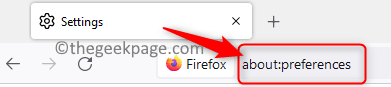 Firefox Acerca de Preferencias Min
