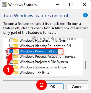 Características de Windows Compruebe Windows Powershell Min