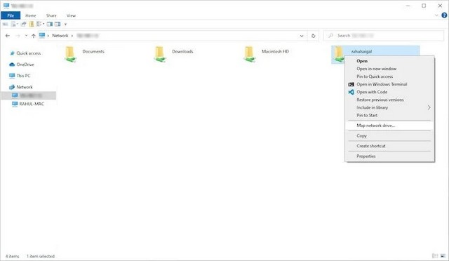 Compartir archivos entre Mac y PC con Windows