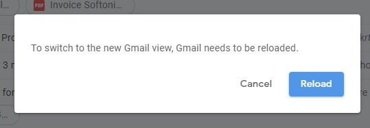 habilitar el nuevo diseño de Gmail manualmente