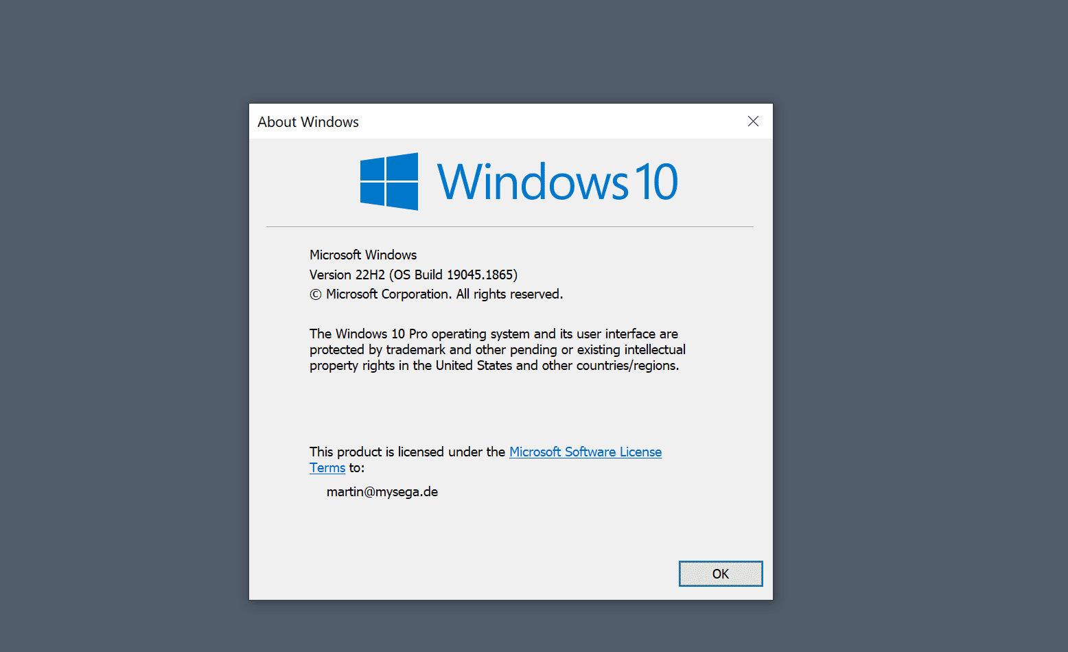 windows 10 versión 22h2