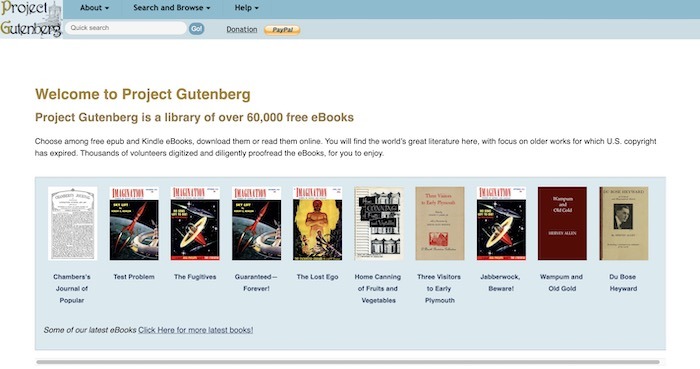 Sitios Gratis Descargar Ebooks Gutenberg