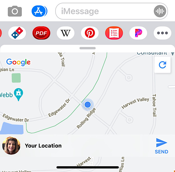 Compartir ubicación iOS Google Maps