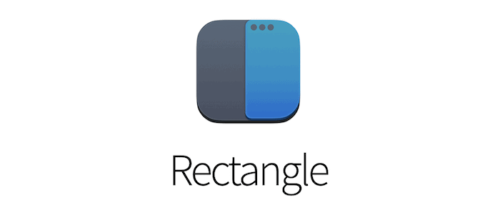 El logotipo de la aplicación Rectángulo.