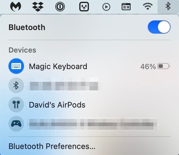Ratón no funciona Mac Bluetooth