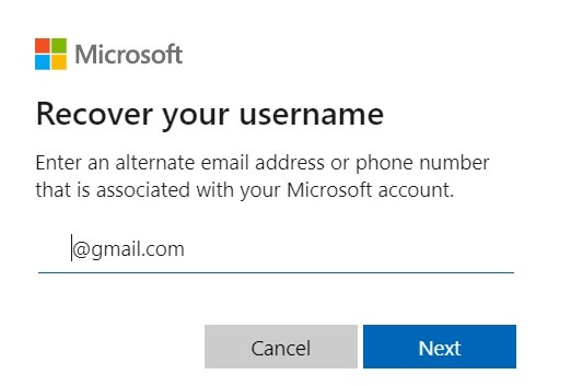 Cómo acceder a Hotmail Recuperar nombre de usuario Correo electrónico alternativo