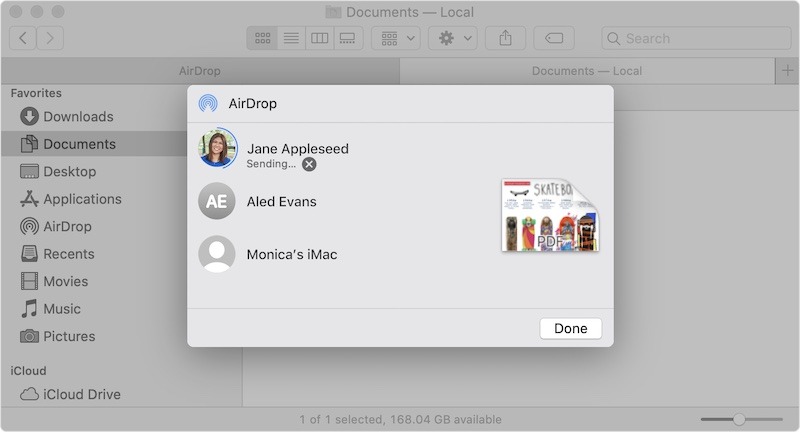 Cómo usar Airdrop Mac Ios para múltiples usuarios