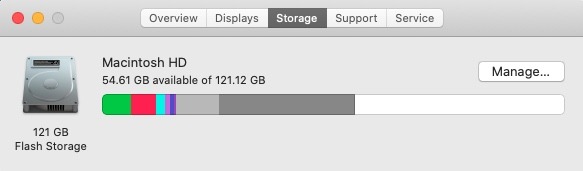 Limpiar el disco duro de Mac Administrar