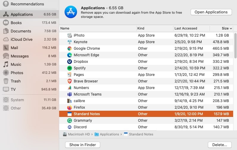 Limpiar aplicaciones de eliminación de disco duro de Mac
