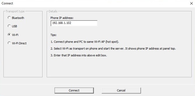 Teléfono inteligente Micrófono Windows Wo Mic Cliente Conectar Wifi 2