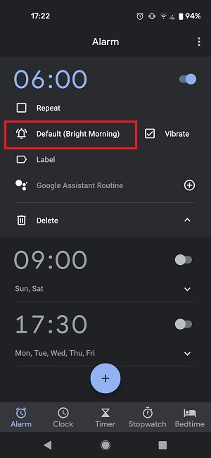 Cómo configurar la alarma de Spotify, el tono de llamada predeterminado de Google