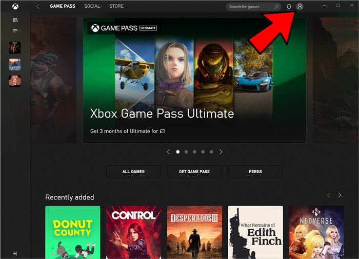 La aplicación Xbox Game Pass para PC no funciona