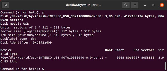Reparar Usb En Linux Fdisk List Particiones