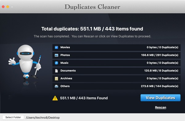 Eliminar archivos duplicados Duplicate Cleaner