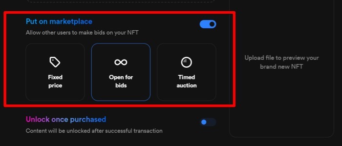 Set A Price For Your Nft Rarible