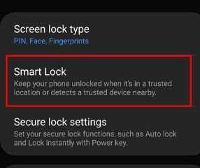 Arreglar el bloqueo inteligente de lugares de confianza de Android