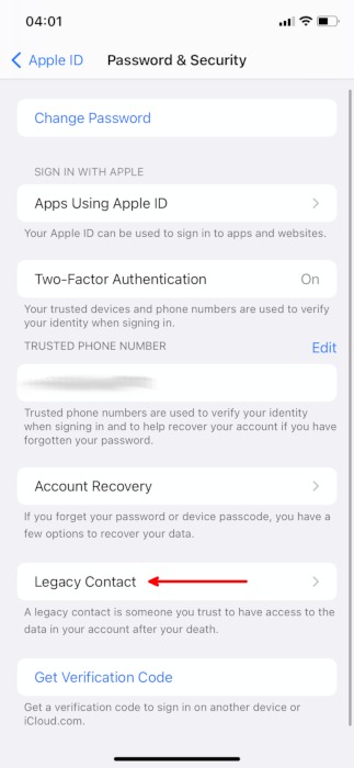 Digital Legacy Apple Ios Password And Security