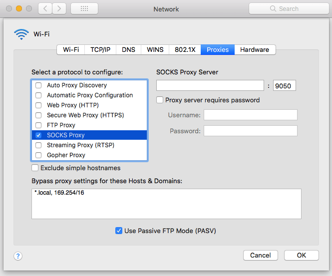 Si es usuario de Mac, deberá editar macOS' "La red" ajustes.