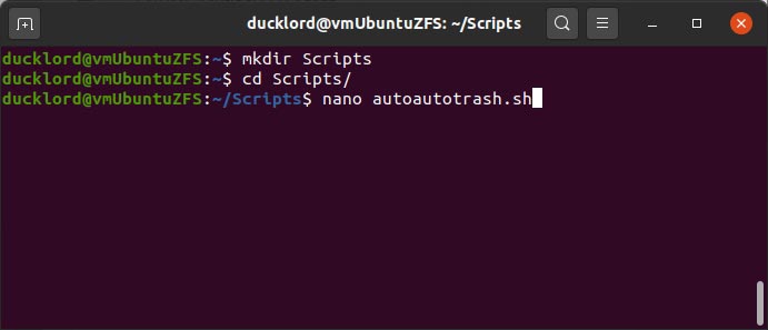 Mantenga Ubuntu limpio con Autotrash Create Script