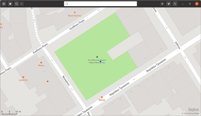 Mapas de Gnome como ubicación automática en PDF