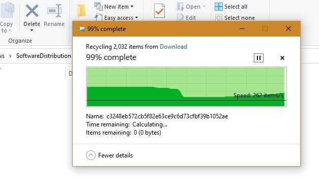Archivos de redistribución de software de arranque lento de Windows eliminados