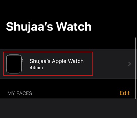 Localice la aplicación Apple Watch Watch