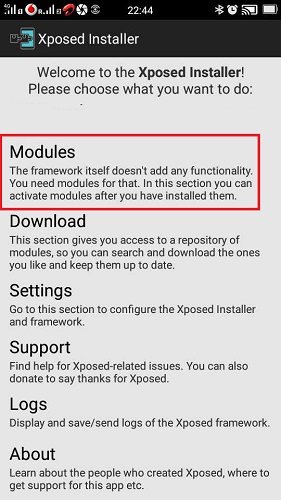 Instalador Xposed en Android