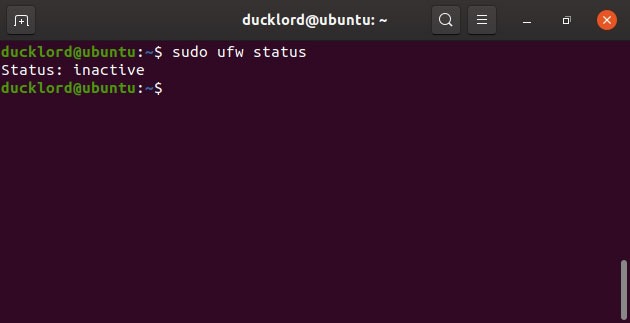 Deshabilitar Habilitar Administrar el estado Ufw del firewall de Ubuntu
