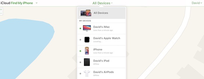 Desactivar de forma remota Apple Pay Find My All Devices
