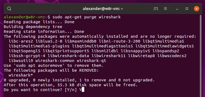 Eliminar completamente el programa Linux Apt Get Purge 2