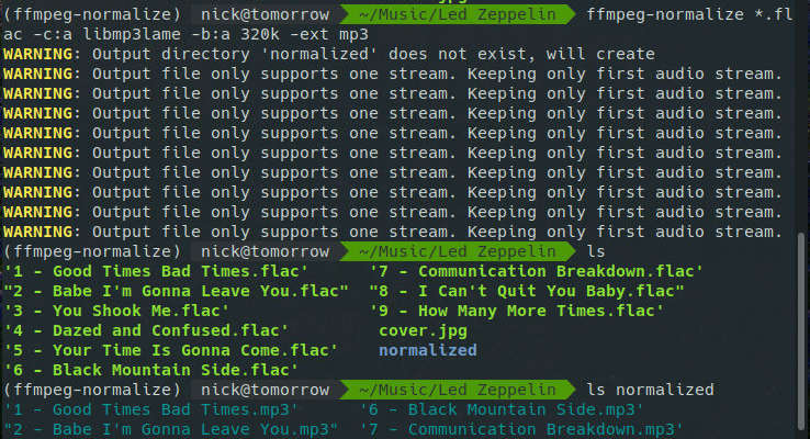 FFmpeg-normalizar toda la carpeta FFmpeg-normalizar toda la carpeta