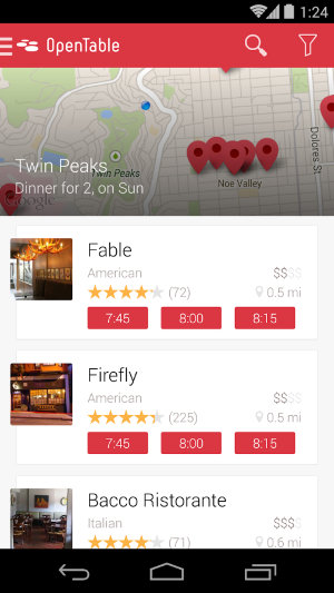 AndroidFindRestaurant-OpenTable AndroidFindRestaurant-OpenTable