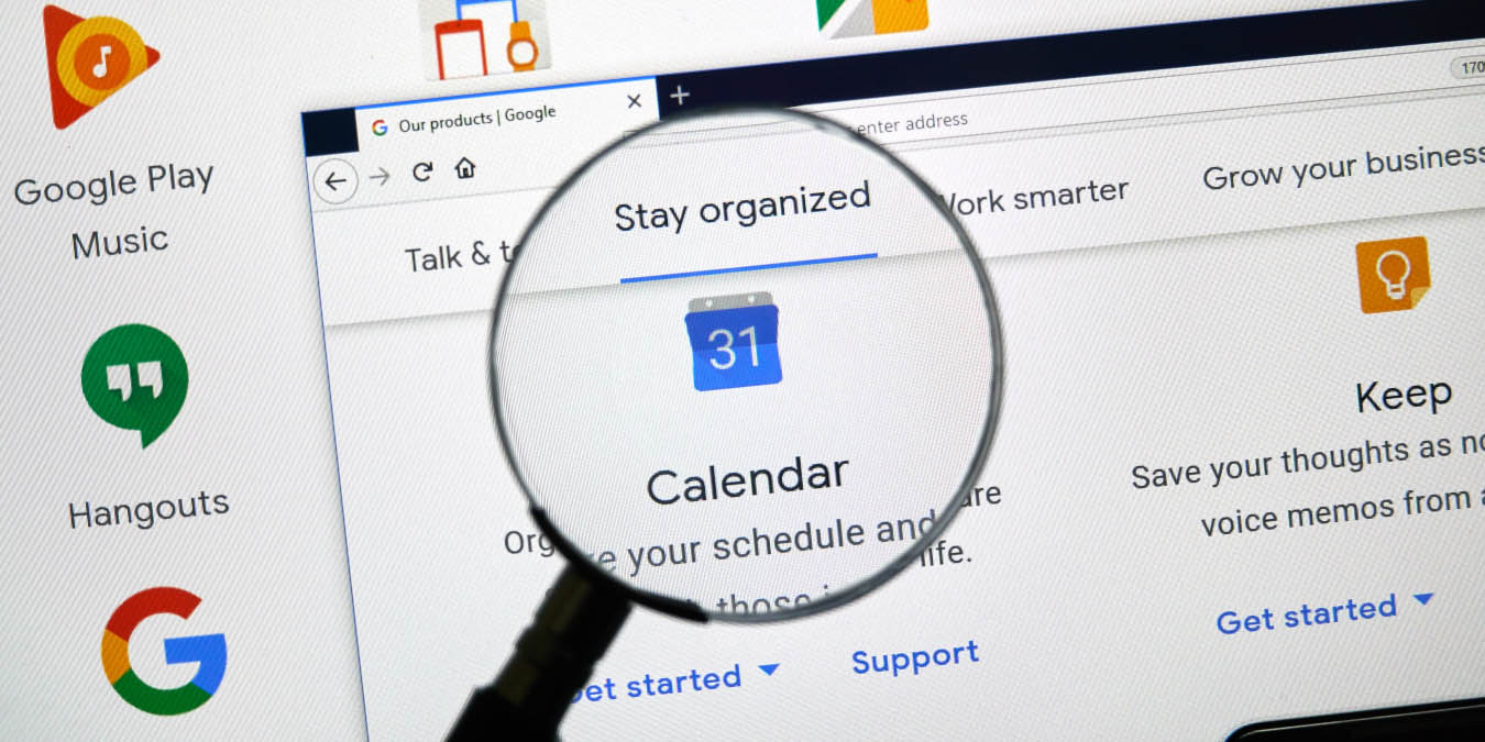 Google Calendar on Computer