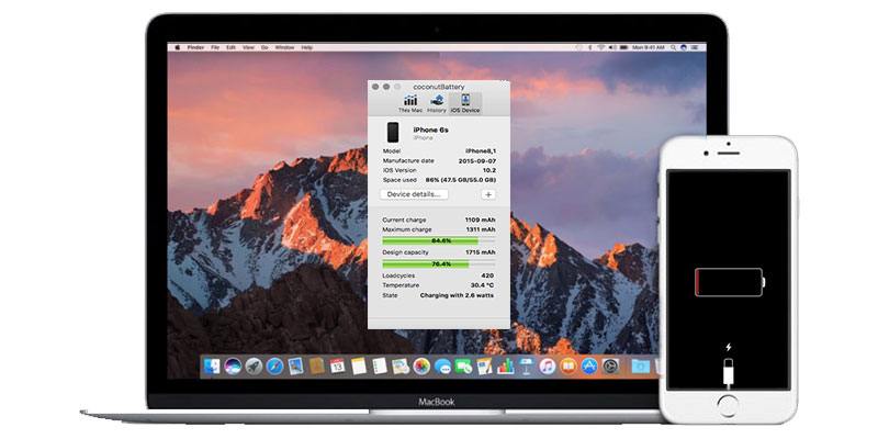 Cómo ejecutar el diagnóstico de batería de iPhone en Mac