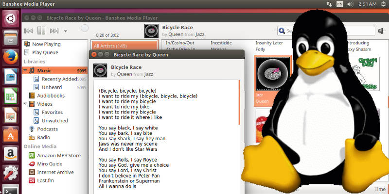 Song Lyrics on Linux