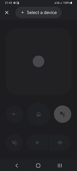 Android Phone Tv Control remoto Googletv Pantalla de inicio remota