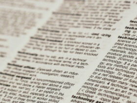 A photograph of a page from a paper dictionary.