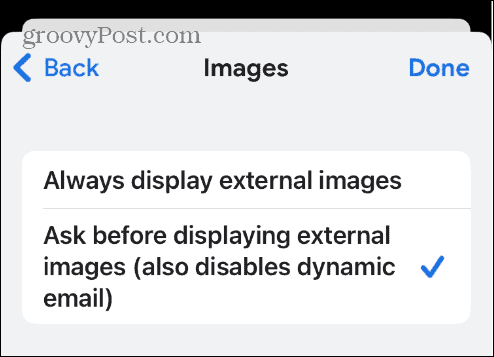 Activar o desactivar imágenes en Gmail