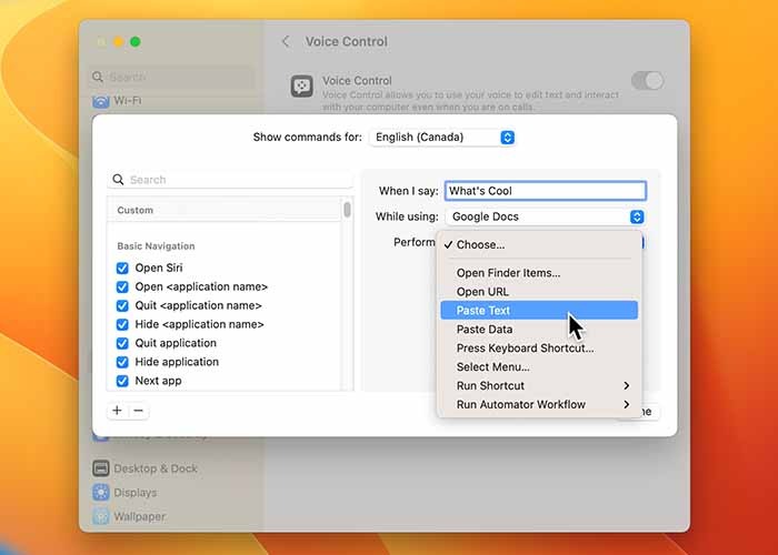 Using Voice Control On Mac Perform