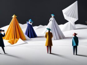 Feature Image Origami People Taking Photographs Of Origami Ladies Generated With Stable Diffusion